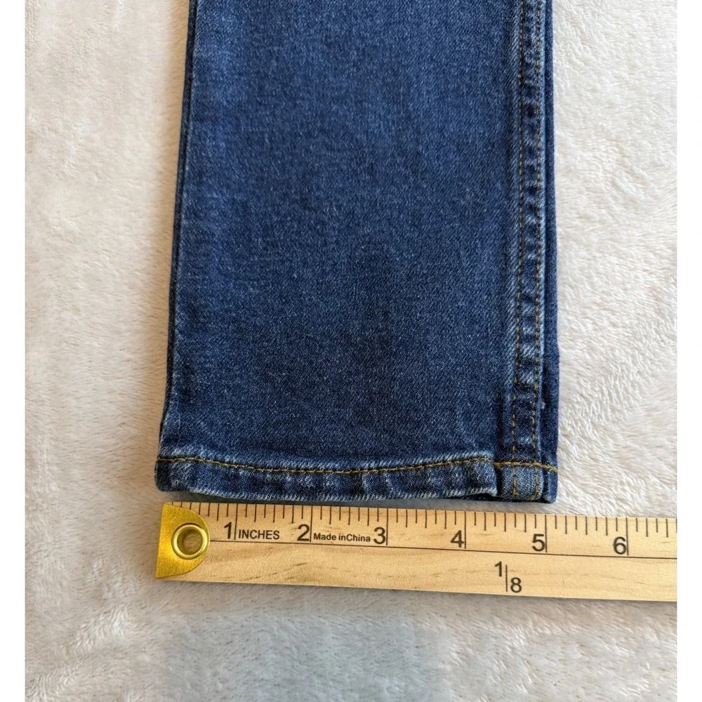Smith & Rouge No 75 High Rise Skinny Dark Wash Long Length Womens Jeans Sz 28x34